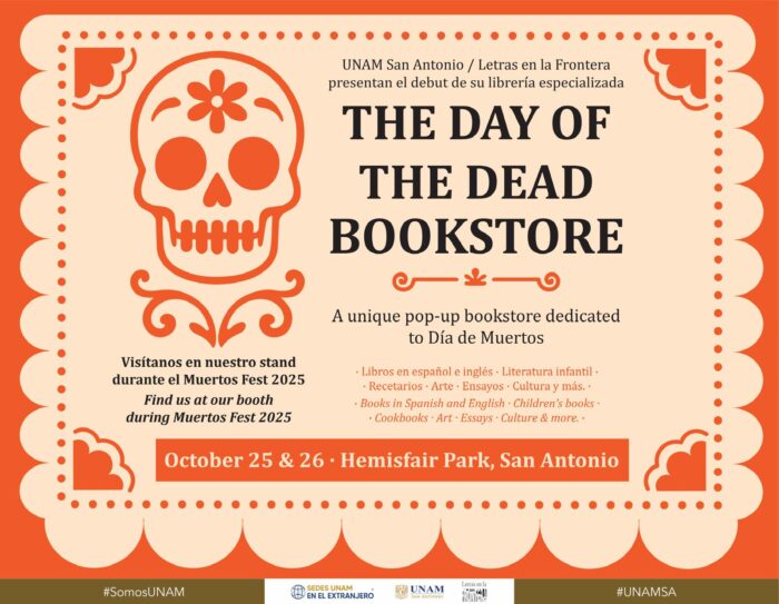 Venta de libros el Día de muertos