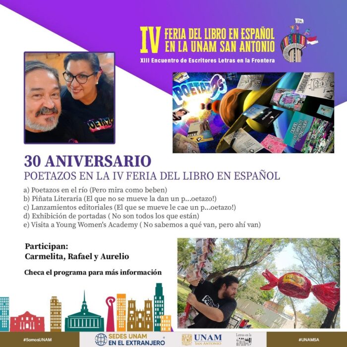 Programa Completo de la IV Feria del Libro en Español y el XIII Encuentro de Escritores Letras en la Frontera: 2025