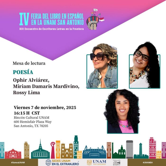 Programa Completo de la IV Feria del Libro en Español y el XIII Encuentro de Escritores Letras en la Frontera: 2025