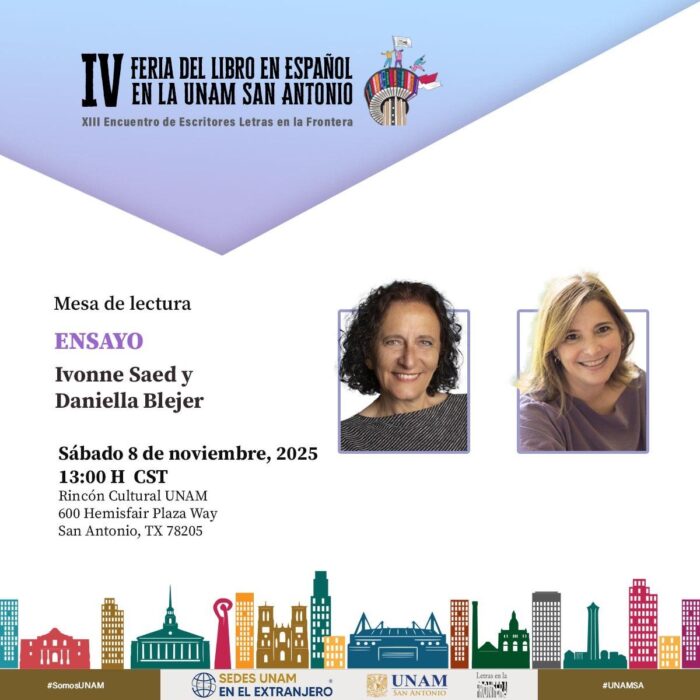 Programa Completo de la IV Feria del Libro en Español y el XIII Encuentro de Escritores Letras en la Frontera: 2025