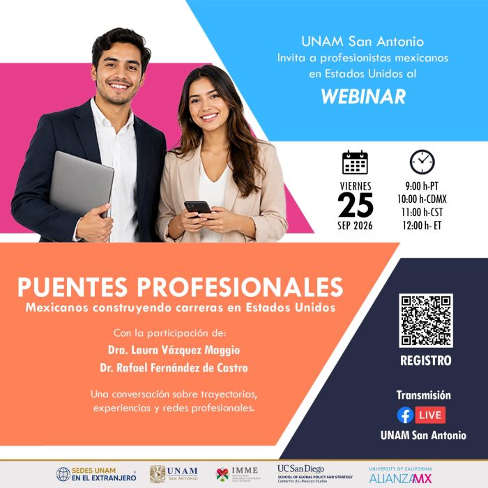 Webinar “Puentes Profesionales: Mexicanos construyendo carreras en Estados Unidos”
